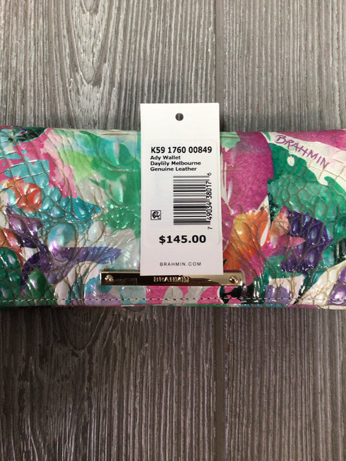 Brahmin 3 pc set Daylily Satchel Wristlet Wallet